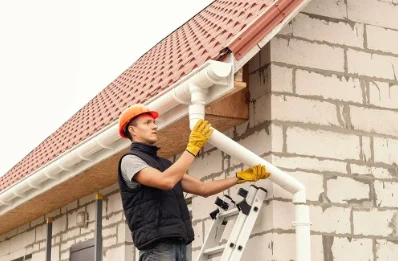 Pose et remplacement de gouttières à Courneuve